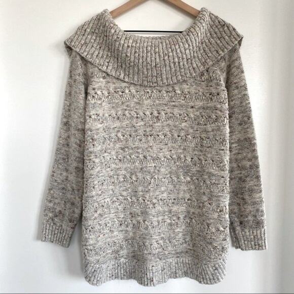 Christopher and Banks Cowl Neck Sweater Size XL - Picture 2 of 9